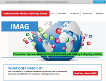 Tablet Screenshot of internationalmailers.net
